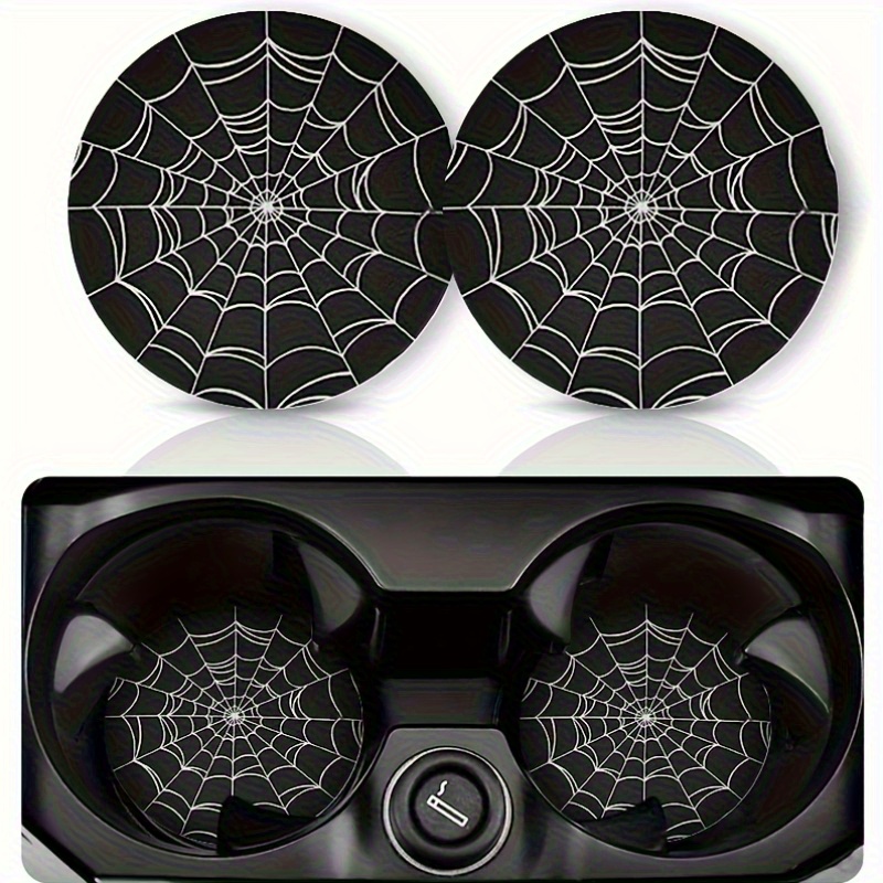 Interior Design Web Free - 2pcs Spider Web Design Car Cup