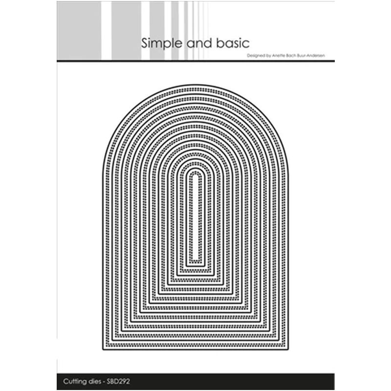 Interior Design Paper - Double Pierced A6 Arches Metal Cutting