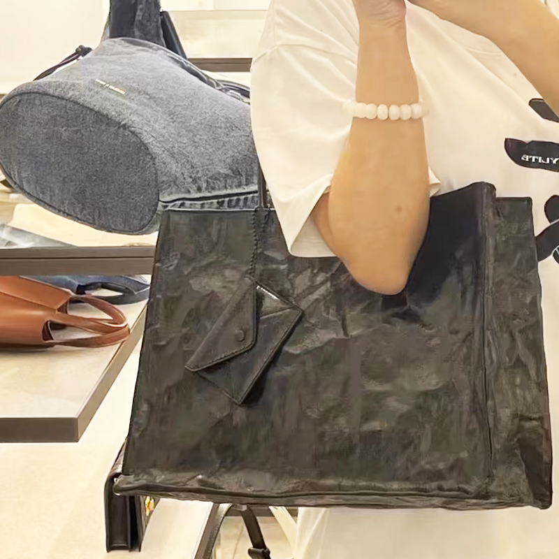 Korean Casual Kraft Paper Tote - Interior Design Paper recension och pris