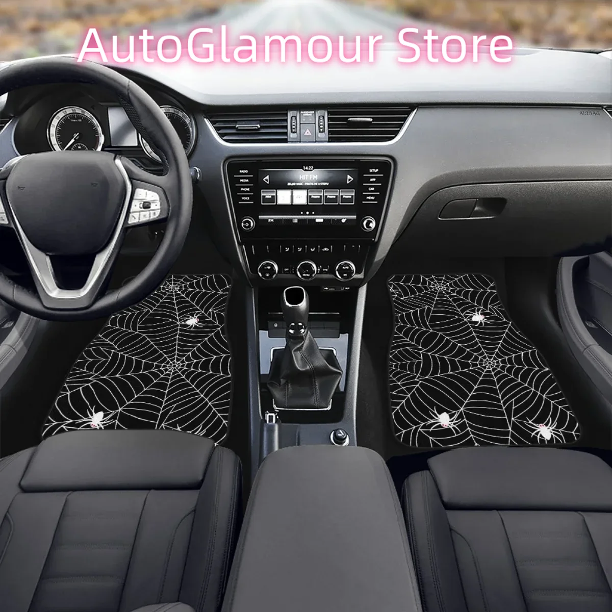 Black Spider Web Design Car Fl - Interior Design Web Free recension och pris