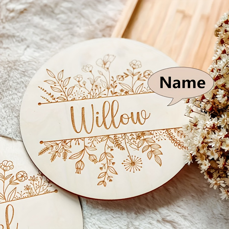 Personalized Floral Engraved N - Interior Design Names recension och pris