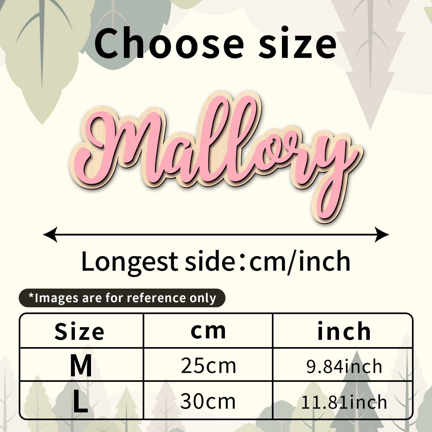 1 Personalized Double-layer Wo - Interior Design Names recension och pris