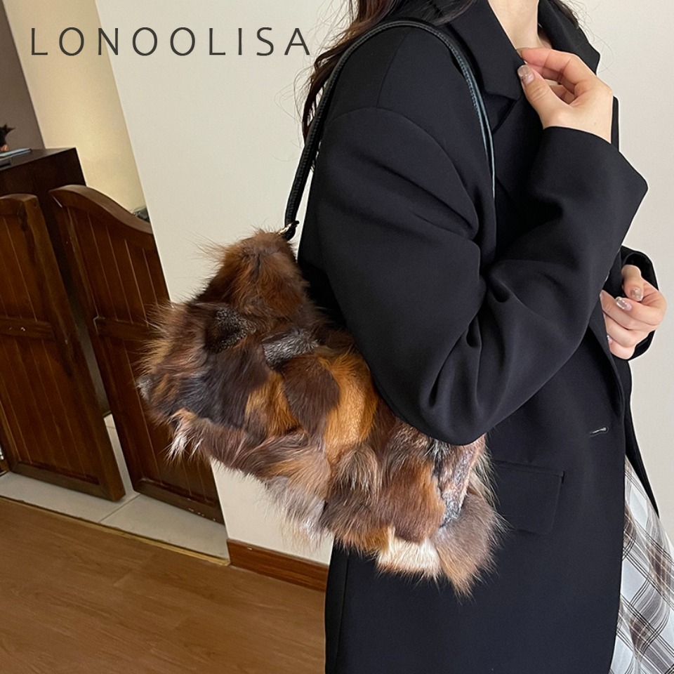 Luxury Winter Warm Fox Fur Sho - Interior Design Warm recension och pris