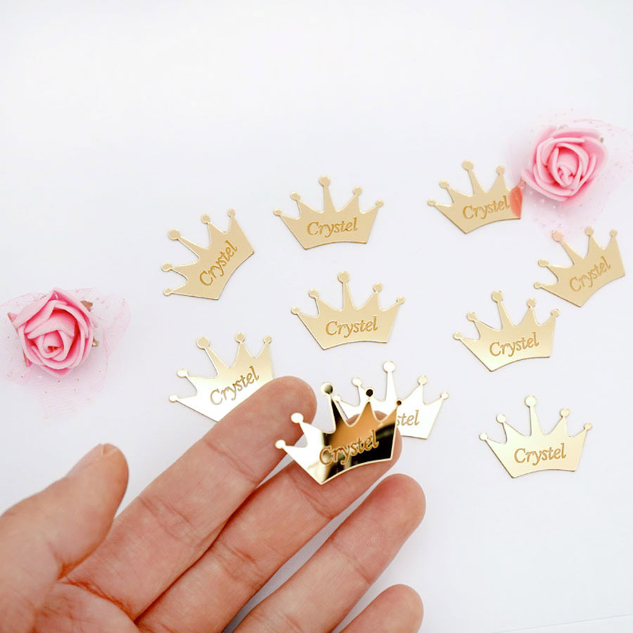 50pcs Personalized Mirror Crow - Interior Design Names recension och pris