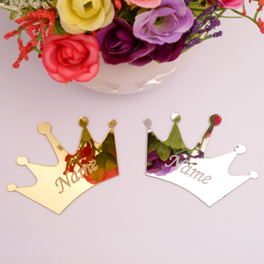 50pcs Personalized Mirror Crow - Interior Design Names recension och pris