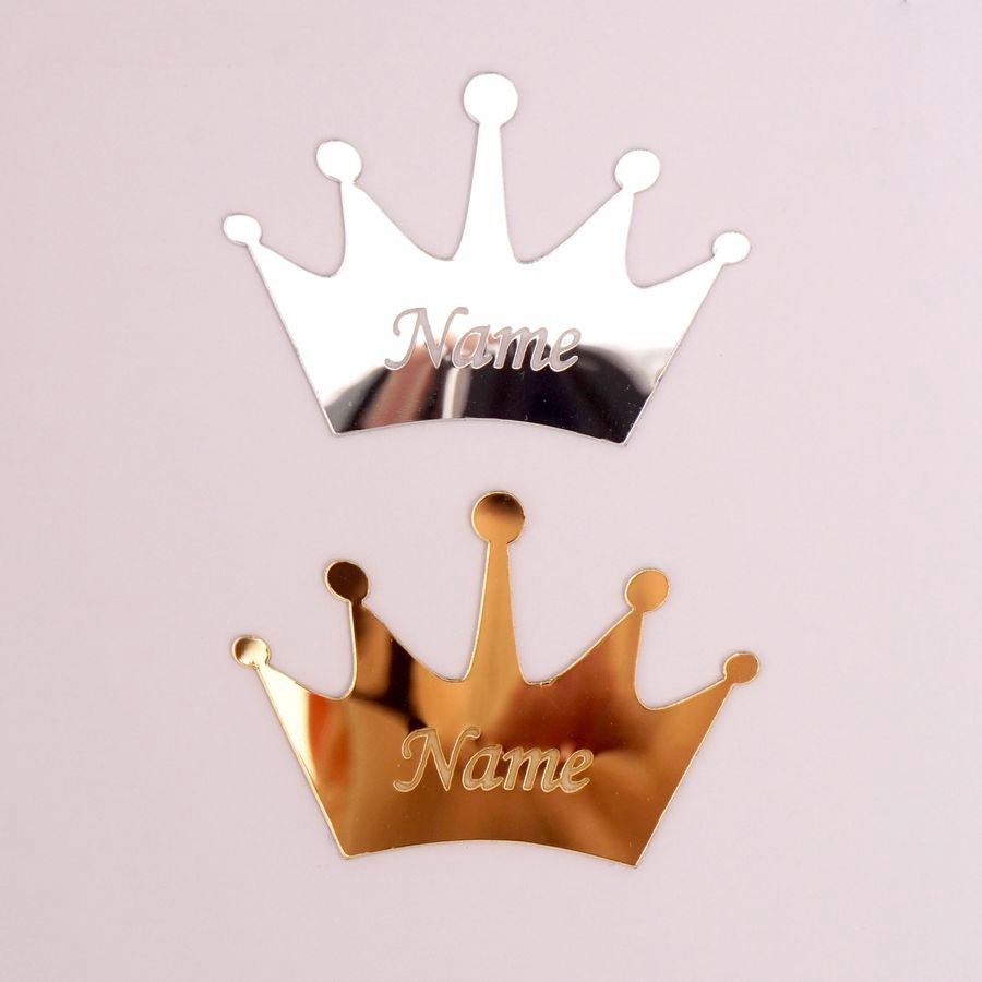50pcs Personalized Mirror Crow - Interior Design Names recension och pris