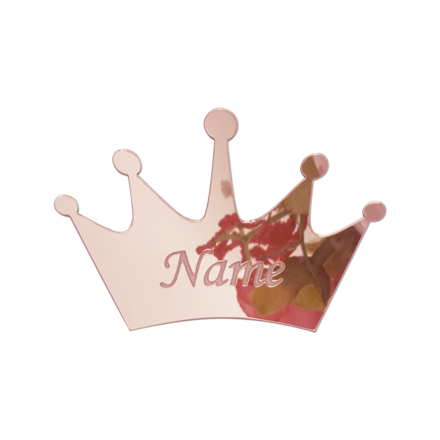 50pcs Personalized Mirror Crow - Interior Design Names recension och pris