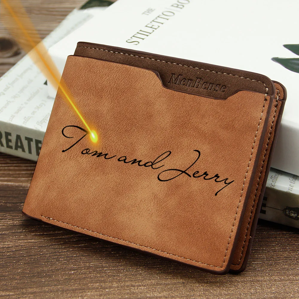 Small Slim Wallet Men Luxury B - Interior Design Name recension och pris