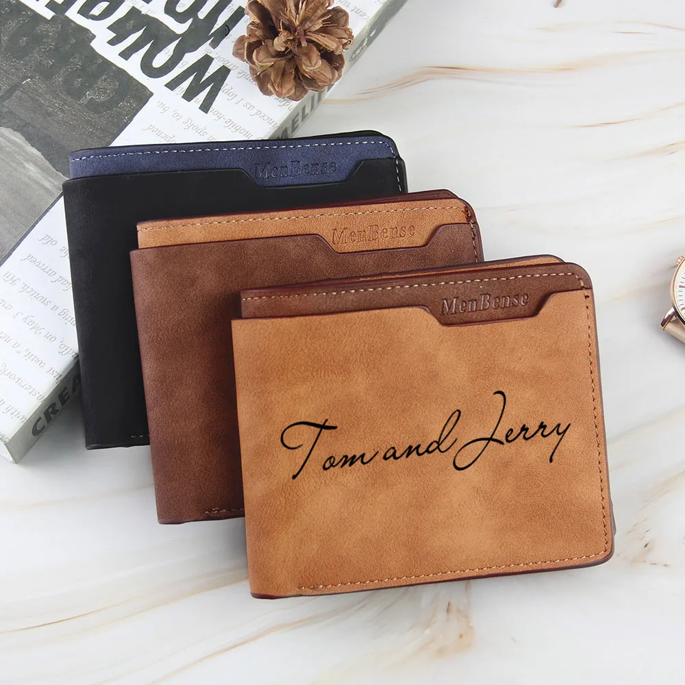 Small Slim Wallet Men Luxury B - Interior Design Name recension och pris