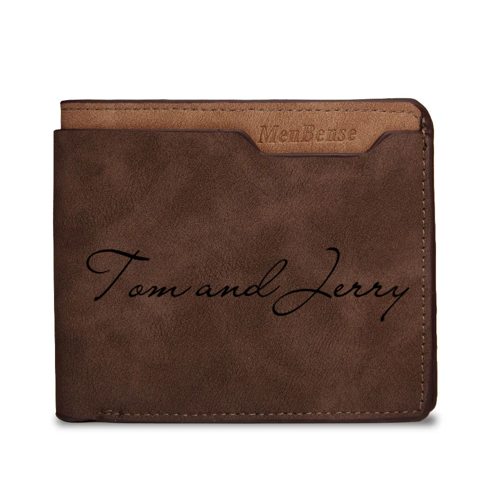 Small Slim Wallet Men Luxury B - Interior Design Name recension och pris