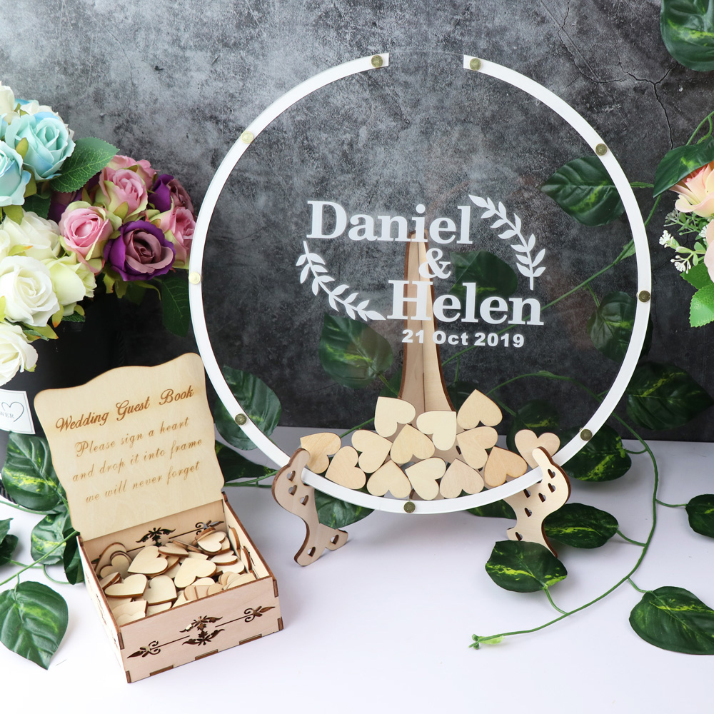 Personalized Acrylic round wed - Interior Design Names recension och pris