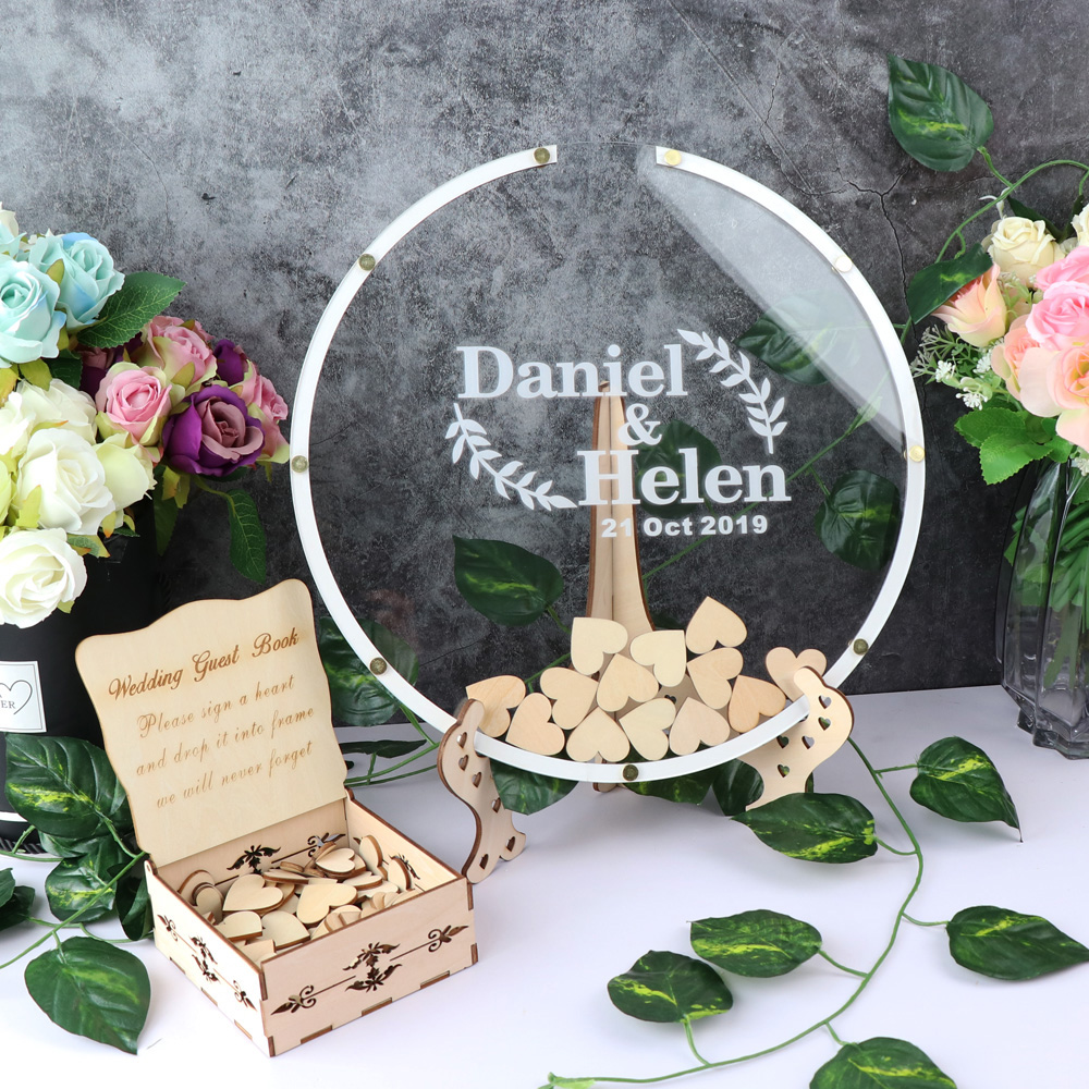 Personalized Acrylic round wed - Interior Design Names recension och pris