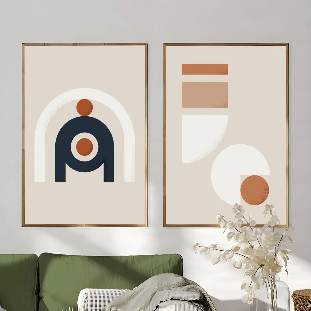 Warm Line Color Design Poster  - Interior Design Warm recension och pris
