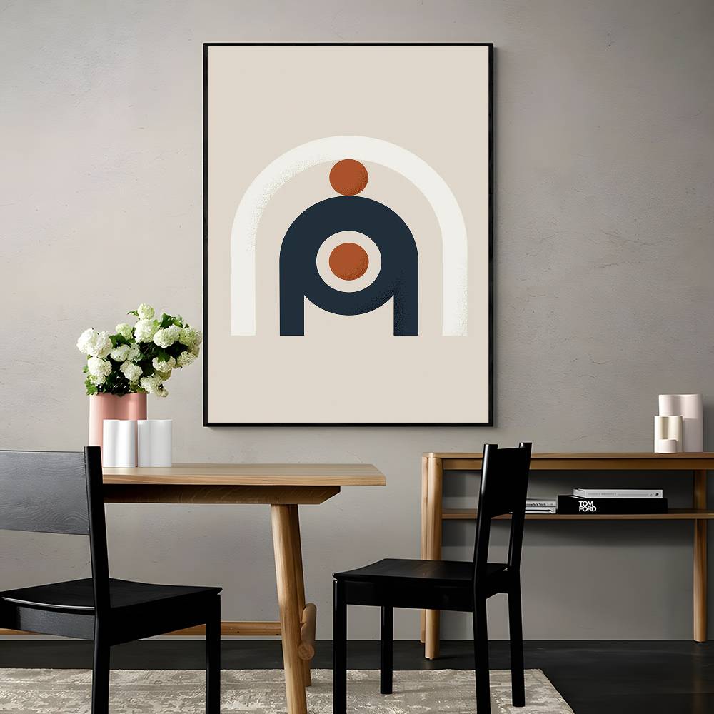 Warm Line Color Design Poster  - Interior Design Warm recension och pris