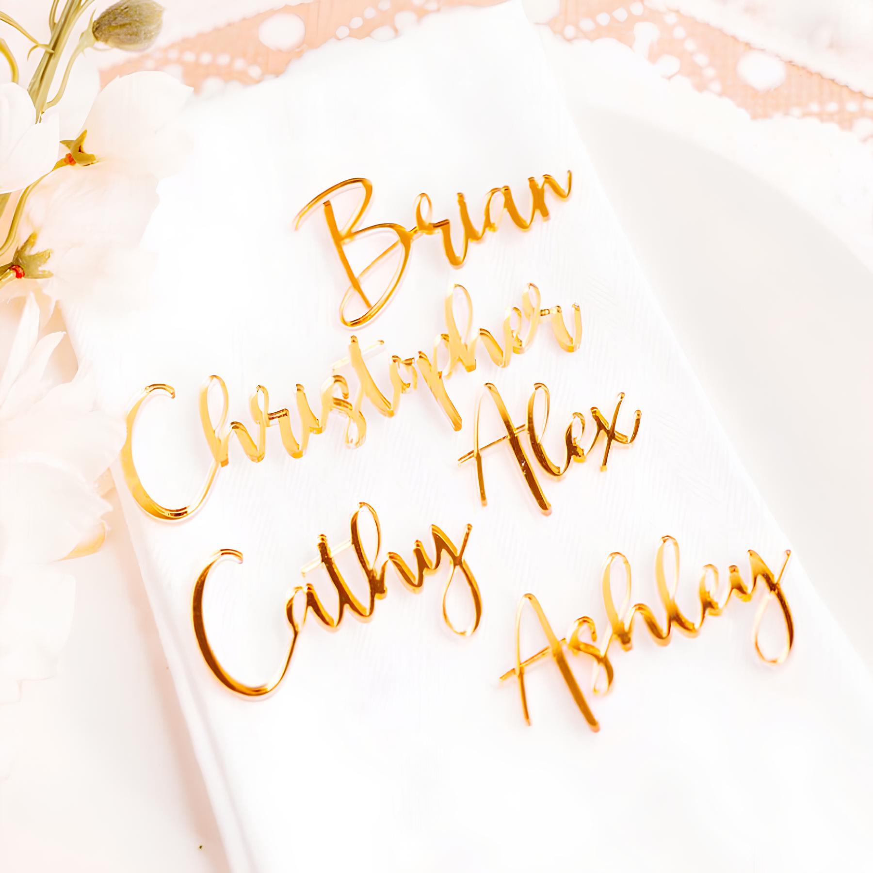 Acrylic Name Place Cards, Wedd - Interior Design Names recension och pris