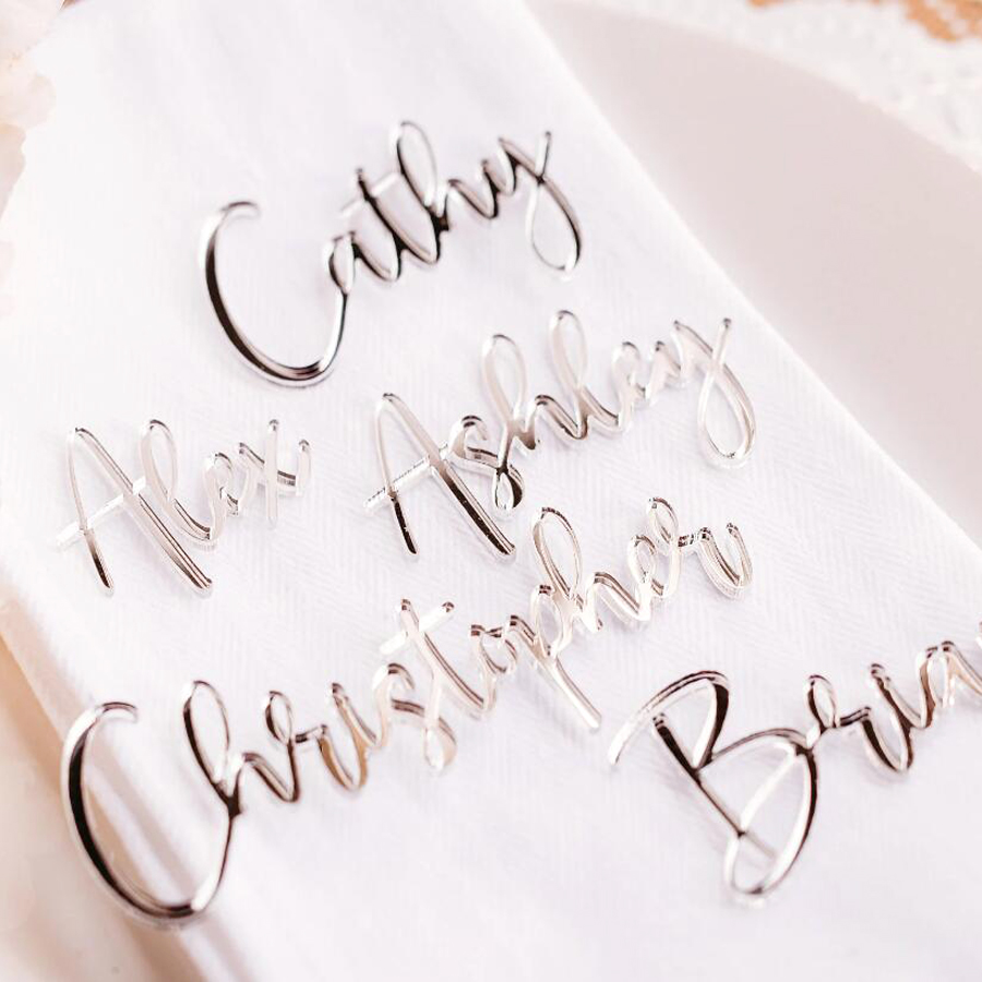 Acrylic Name Place Cards, Wedd - Interior Design Names recension och pris