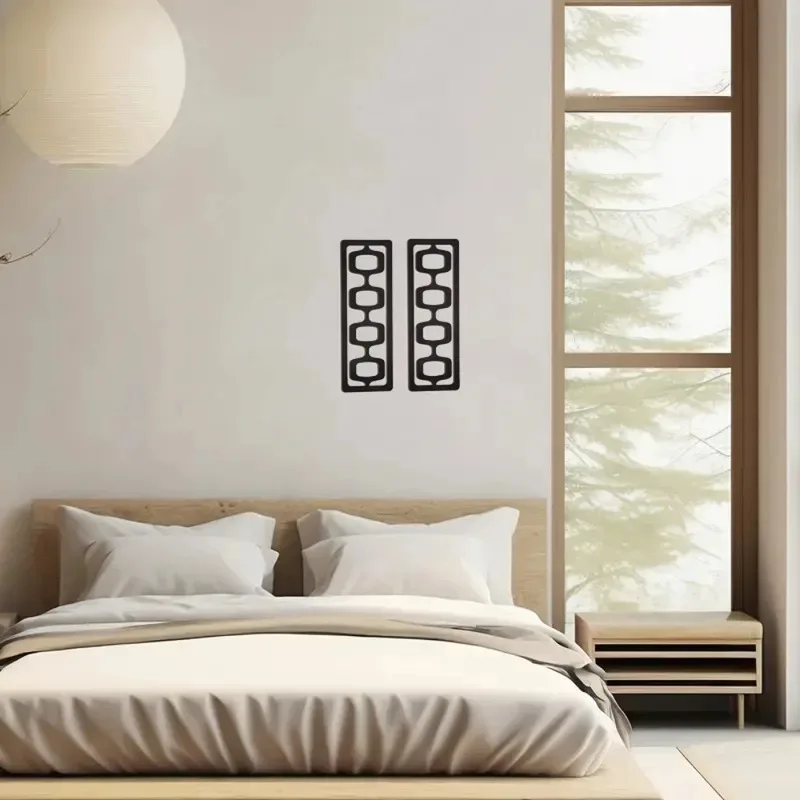 2PCS Warm Mid-Century Style Wo - Interior Design Warm recension och pris