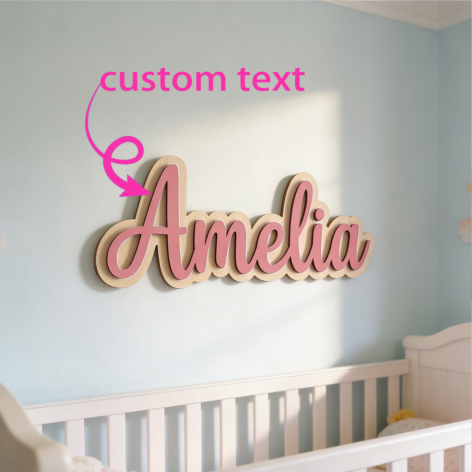 1pc Customized Double-layer Wo - Interior Design Names recension och pris