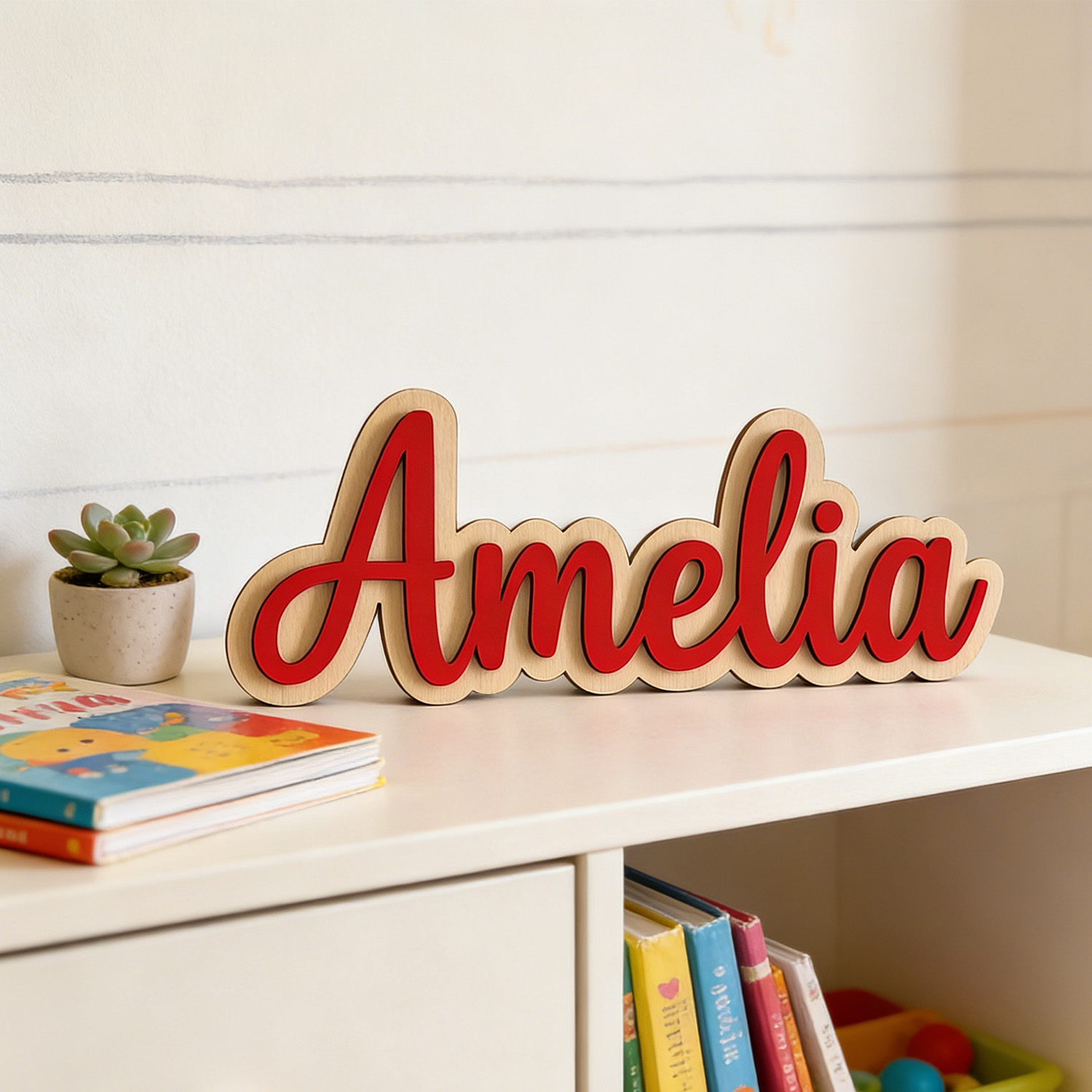 1pc Customized Double-layer Wo - Interior Design Names recension och pris