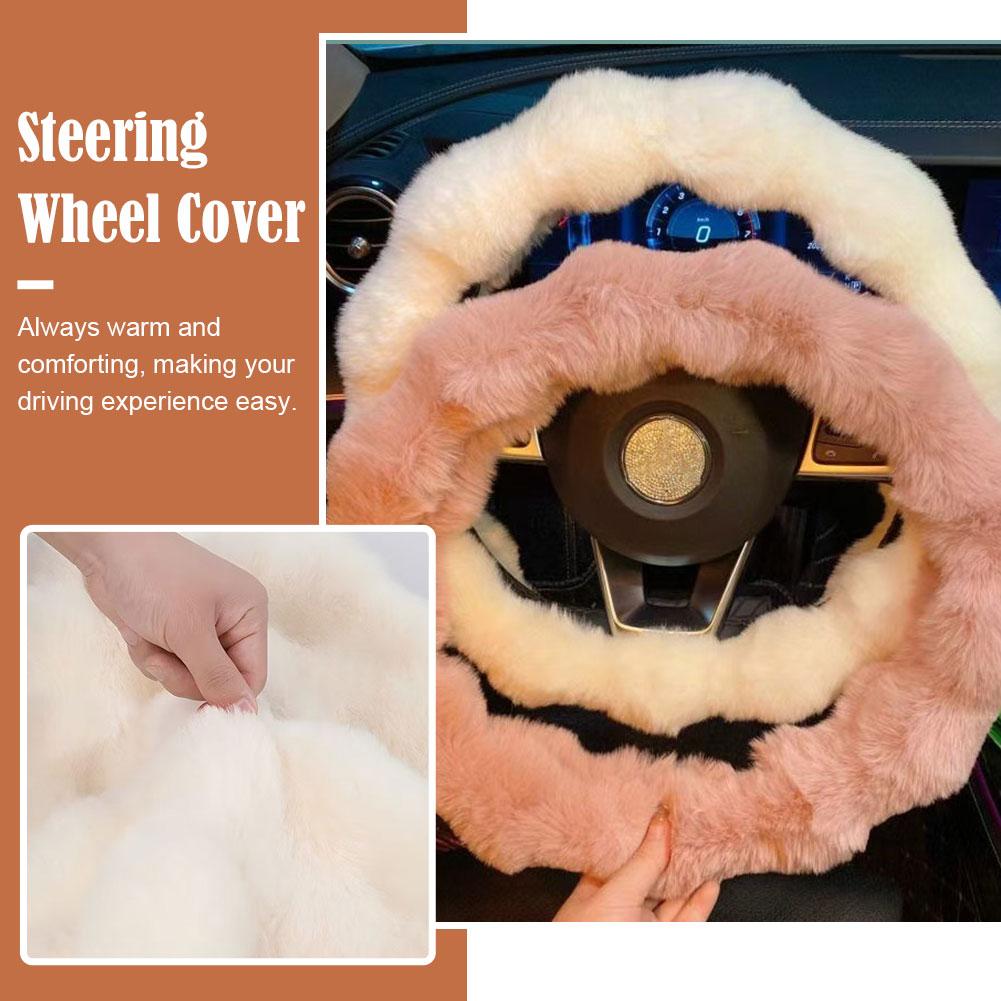 Fluffy Car Steering Wheel Cove - Interior Design Warm recension och pris