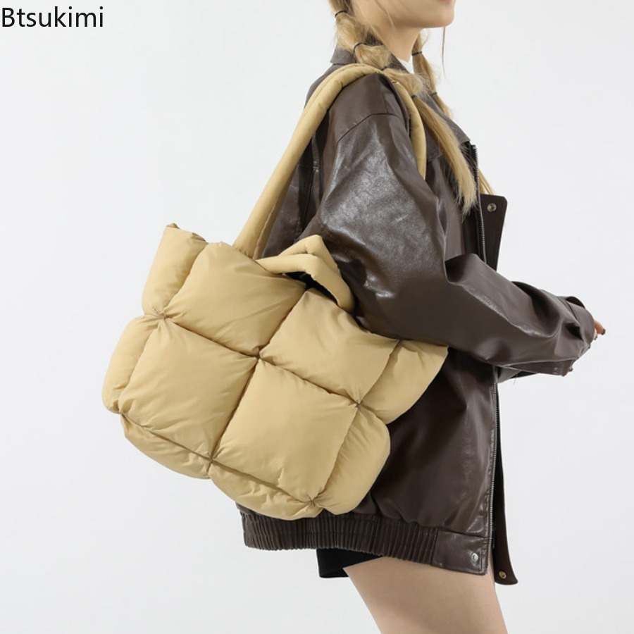 Fashion Soft Puffer Tote Bag D - Interior Design Warm recension och pris