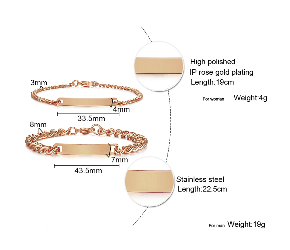 Plate Id Tag Bar Bracelet Cuba - Interior Design Names recension och pris
