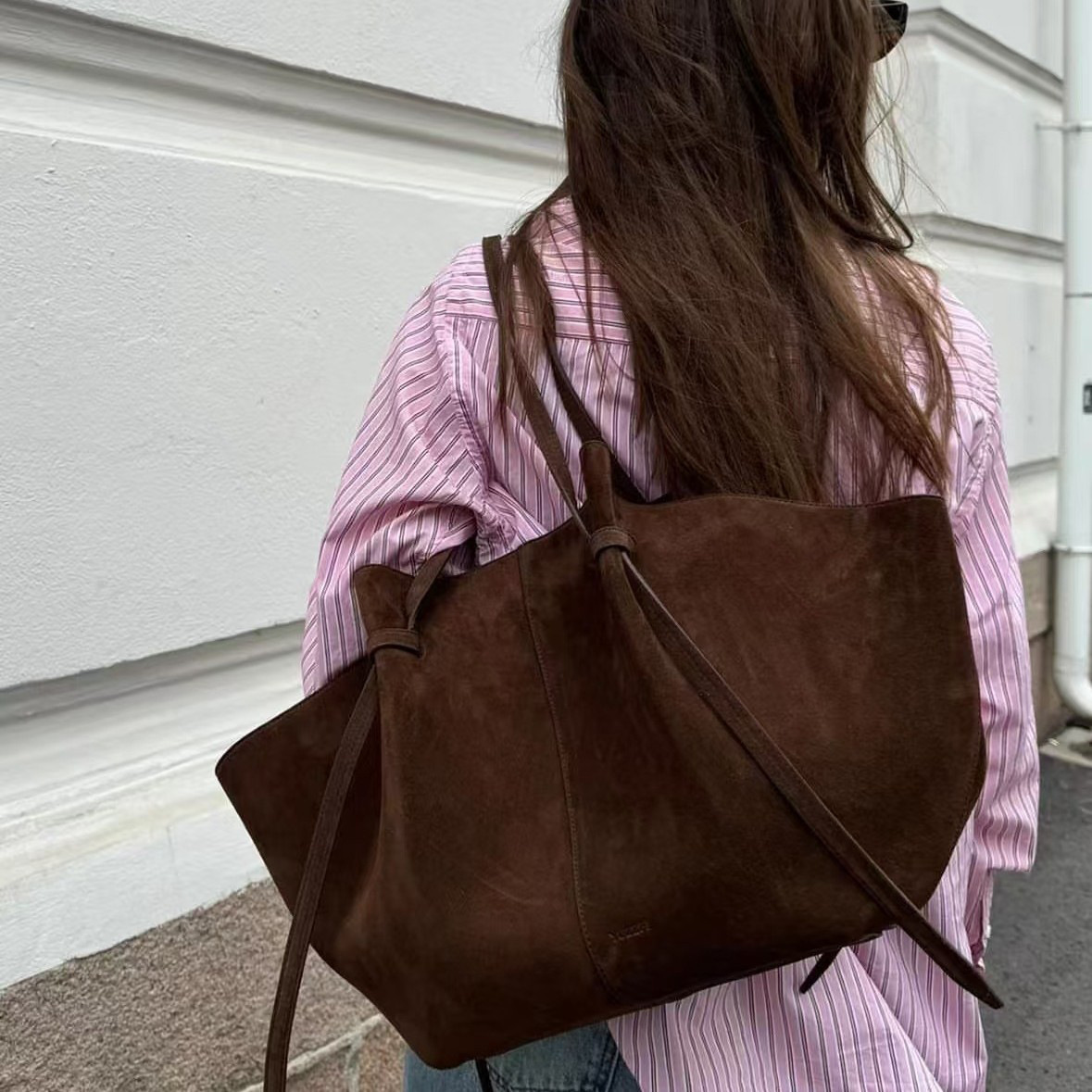 Faux Suede Tote Bags For Women - Interior Design Names recension och pris