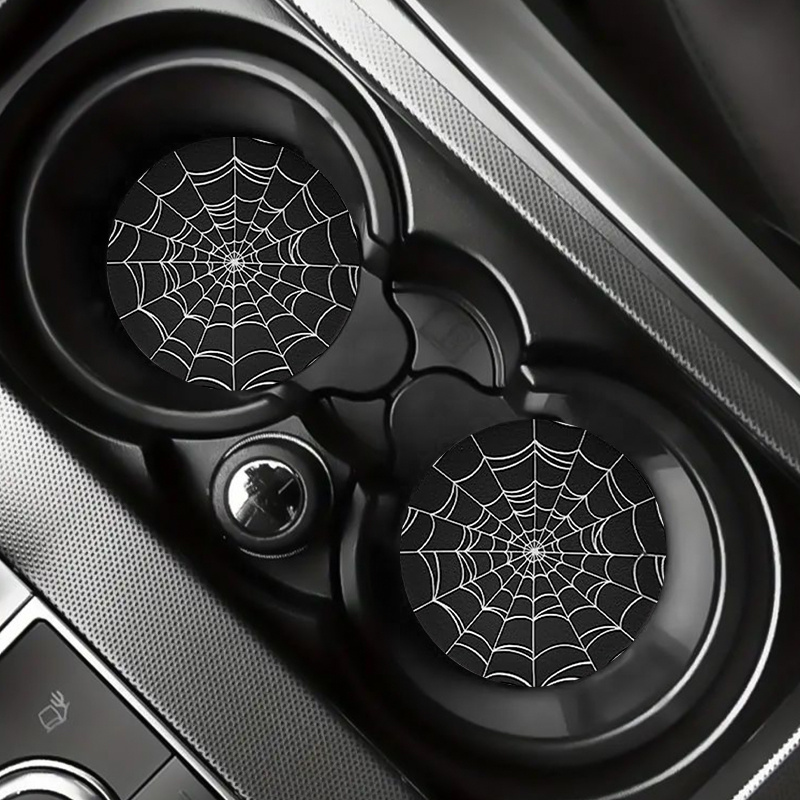 2pcs Spider Web Design Car Cup - Interior Design Web Free recension och pris