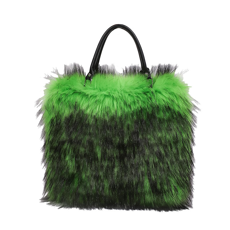 Faux Fur Shoulder Bag Winter F - Interior Design Warm recension och pris