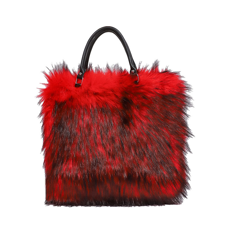 Faux Fur Shoulder Bag Winter F - Interior Design Warm recension och pris