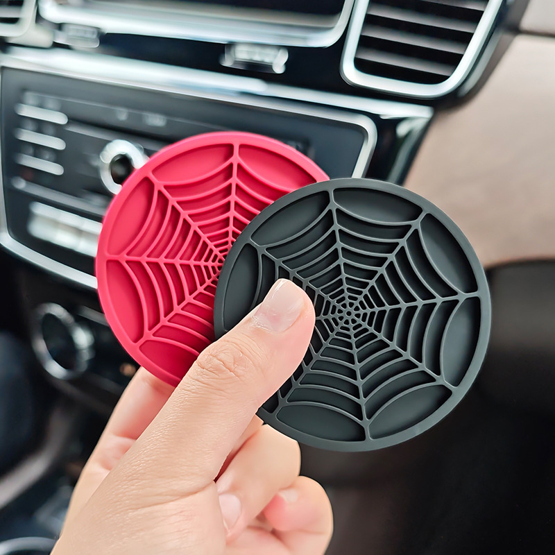 4pcs Spider Web Design Car Cup - Interior Design Web Free recension och pris