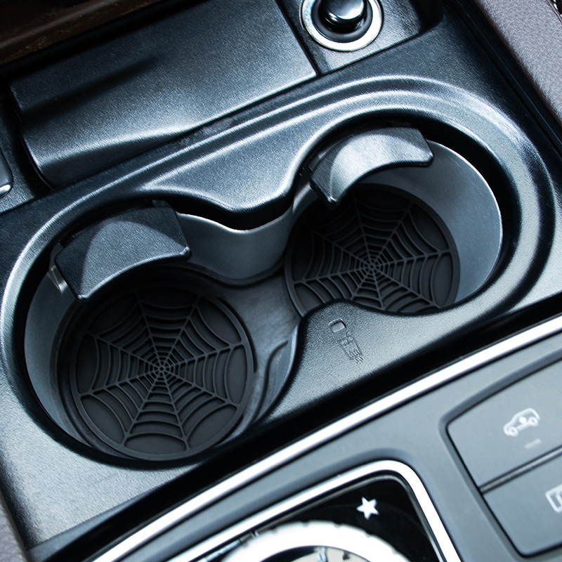 4pcs Spider Web Design Car Cup - Interior Design Web Free recension och pris