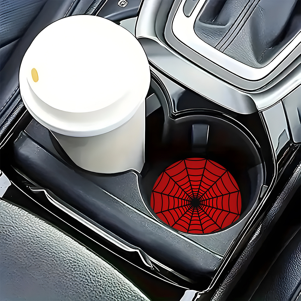 4pcs Spider Web Design Car Cup - Interior Design Web Free recension och pris