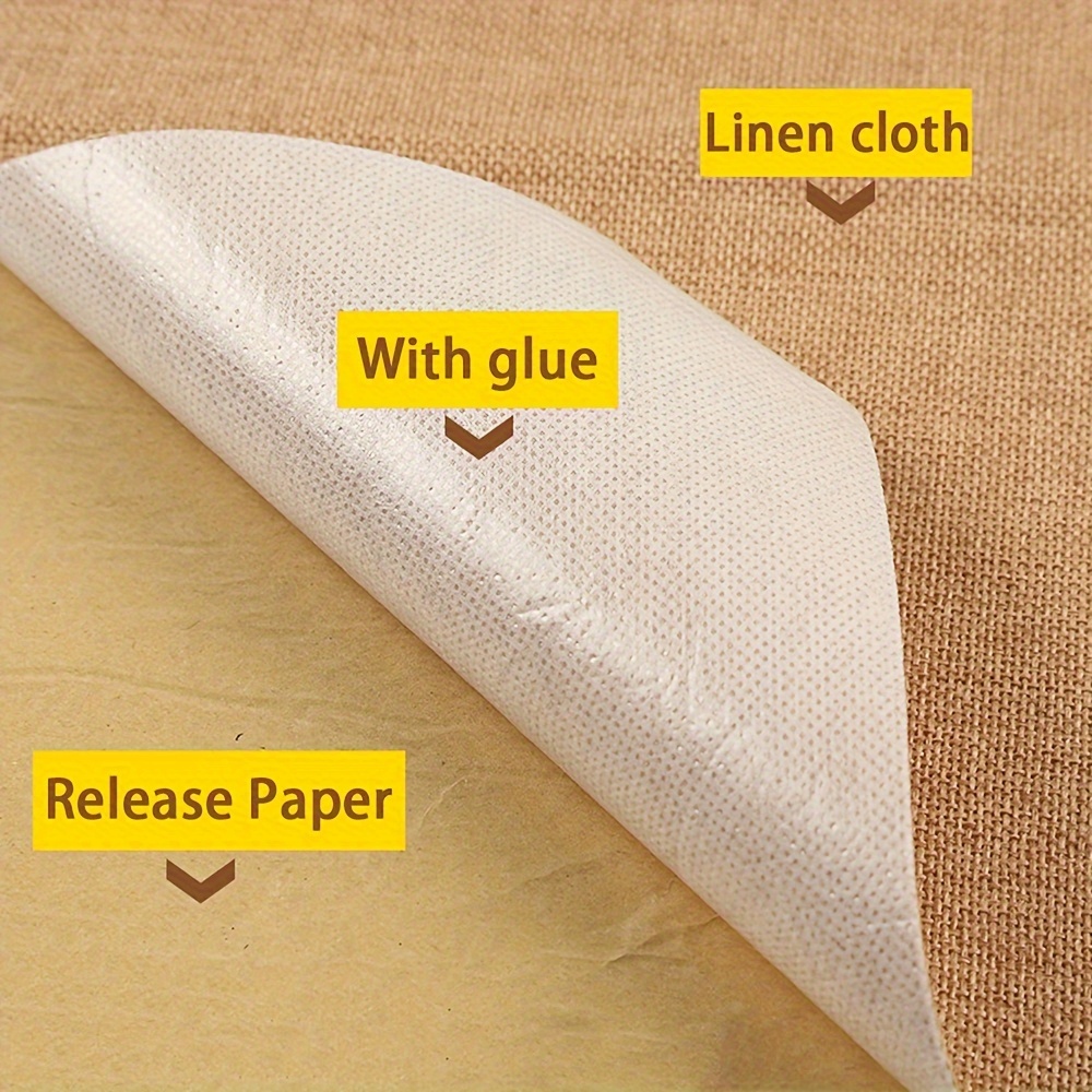 Self-Adhesive Duty Burlap Pape - Interior Design Paper recension och pris