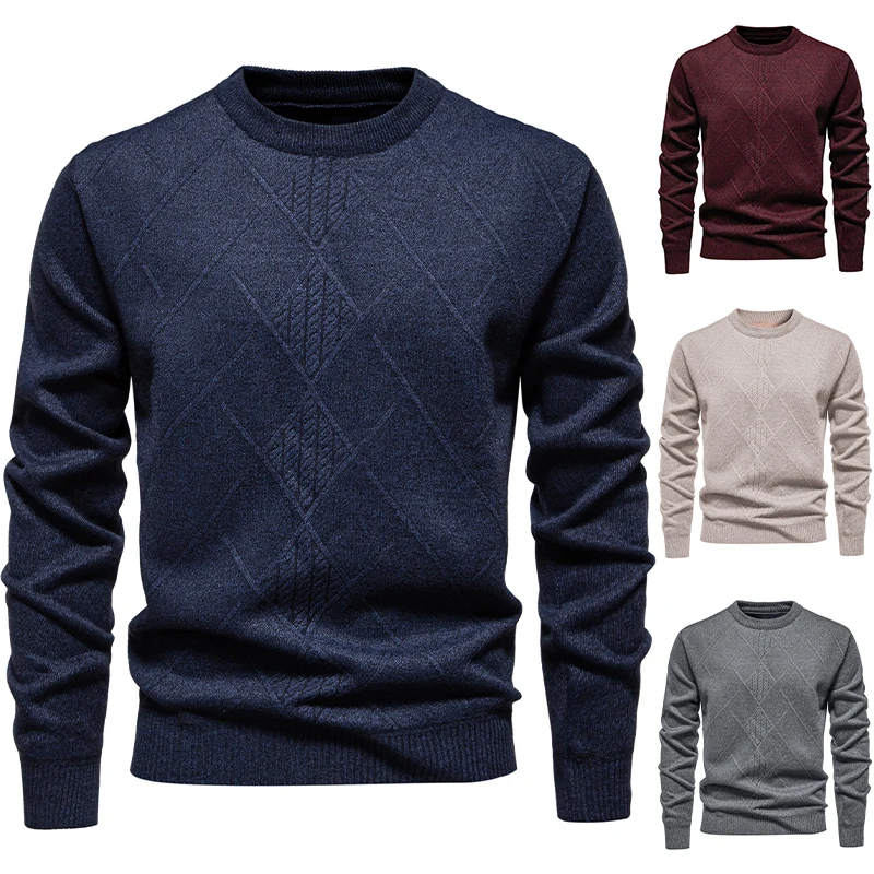 Warm Thick Men Crew Neck Pullo - Interior Design Warm recension och pris