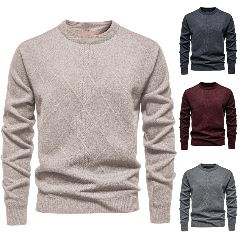 Warm Thick Men Crew Neck Pullo - Interior Design Warm recension och pris