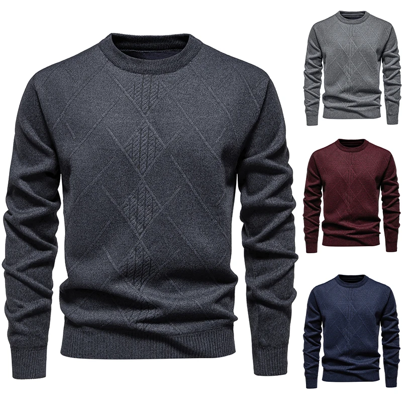 Warm Thick Men Crew Neck Pullo - Interior Design Warm recension och pris